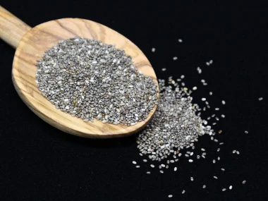 Chia seeds. 
